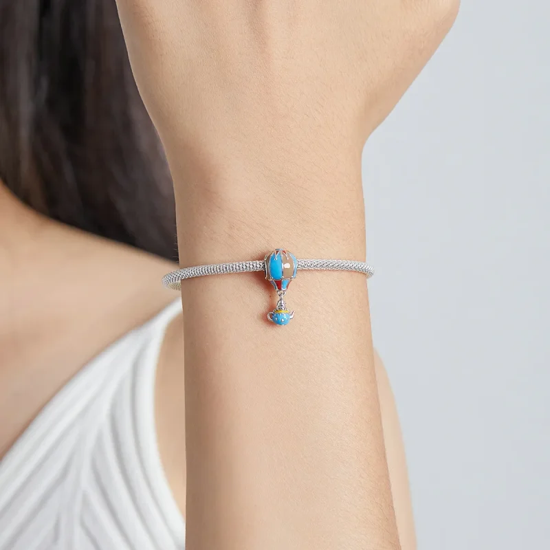 (kép) PANDORA típusú Retro hőlégballon Charm - BSC544 - Megtekintés 5