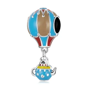 (kép) PANDORA típusú Retro hőlégballon Charm - BSC544