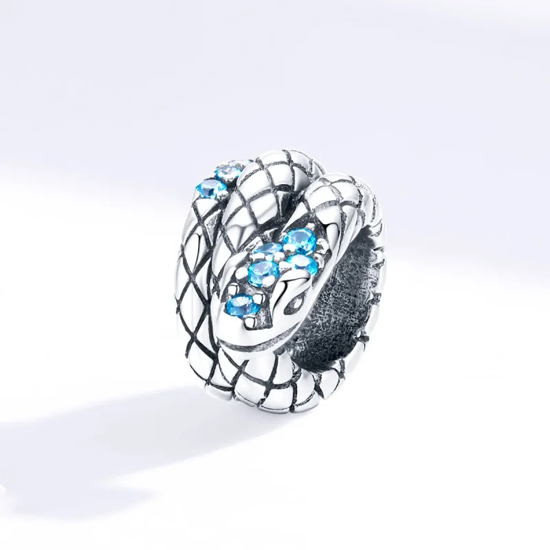 (kép) PANDORA típusú retro kígyó charm - SCC1351 - Megtekintés 3