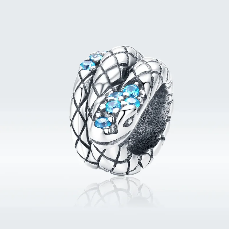 (kép) PANDORA típusú retro kígyó charm - SCC1351