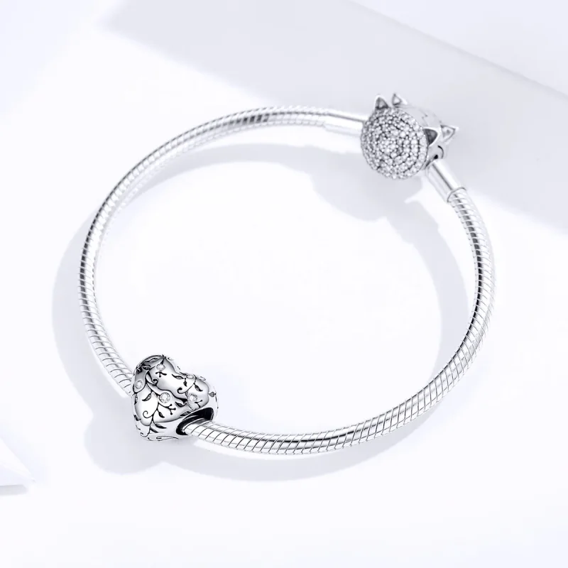 (kép) PANDORA típusú retro minták charm - SCC1323 - Megtekintés 3