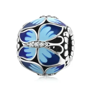 (kép) PANDORA típusú Retro pillangó Charm - SCC1977