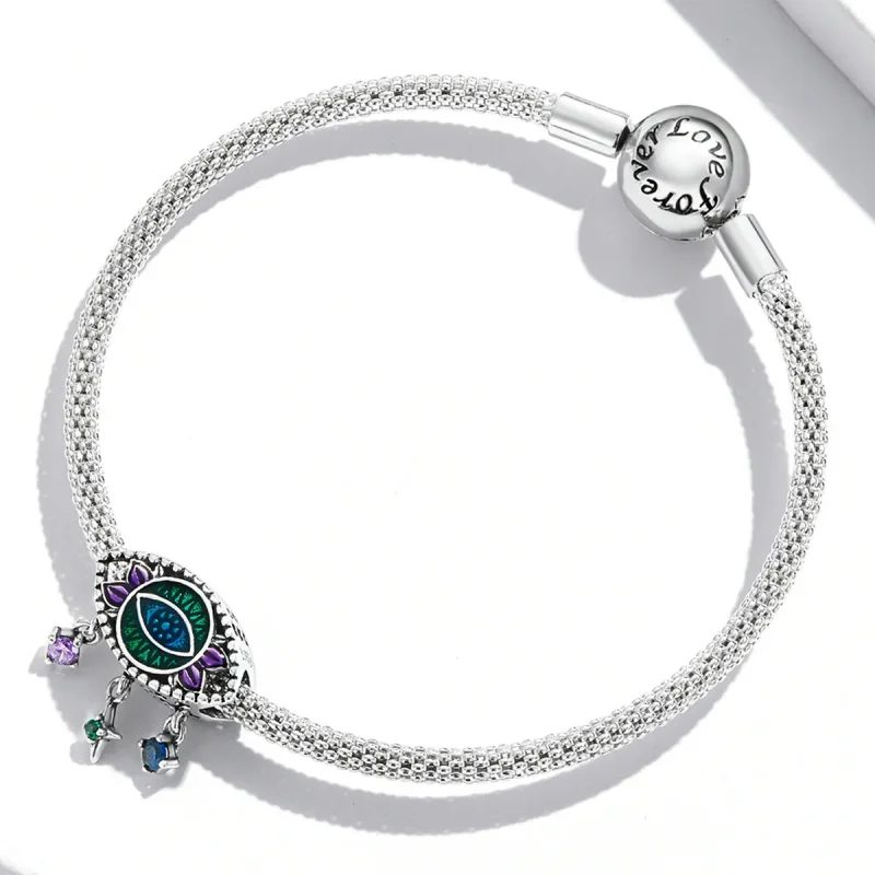(kép) PANDORA típusú Retro Ördögszem Charm - SCC2162 - Megtekintés 3