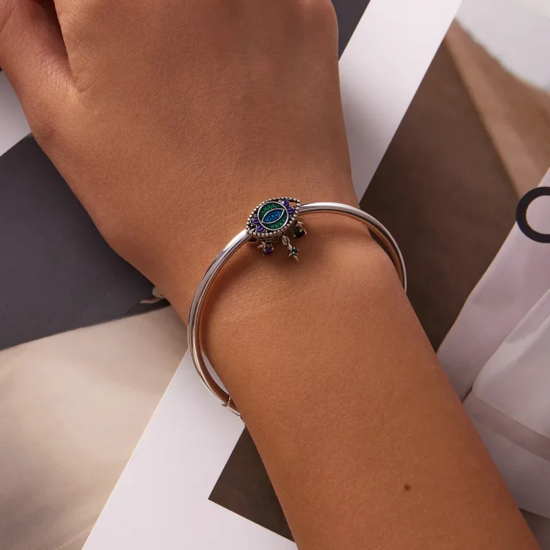 (kép) PANDORA típusú Retro Ördögszem Charm - SCC2162 - Megtekintés 5