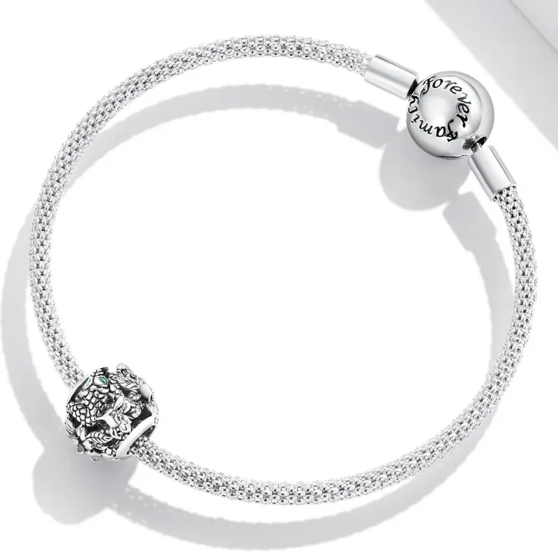 (kép) PANDORA típusú Retro Szellemkígyó Charm - SCC2135 - Megtekintés 3
