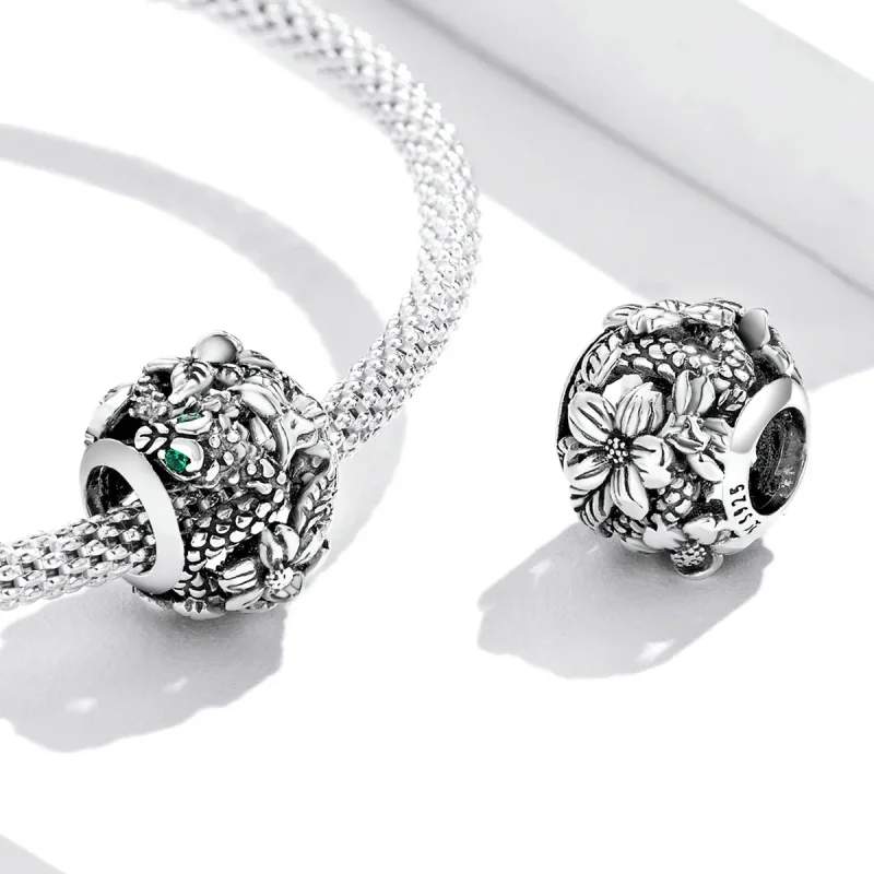(kép) PANDORA típusú Retro Szellemkígyó Charm - SCC2135 - Megtekintés 4