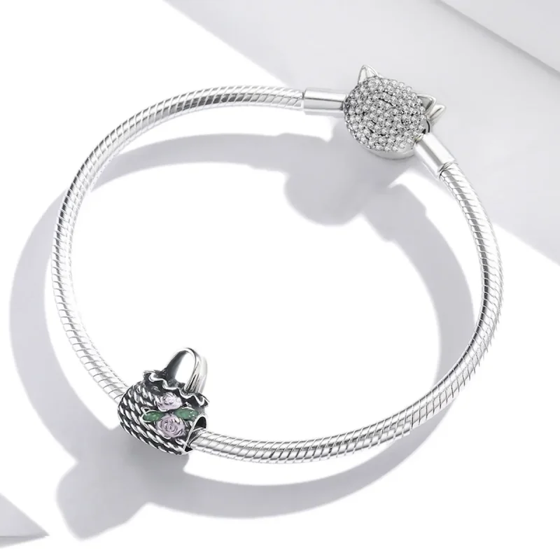 (kép) PANDORA típusú Retro táskák Charm - SCC1902 - Megtekintés 3