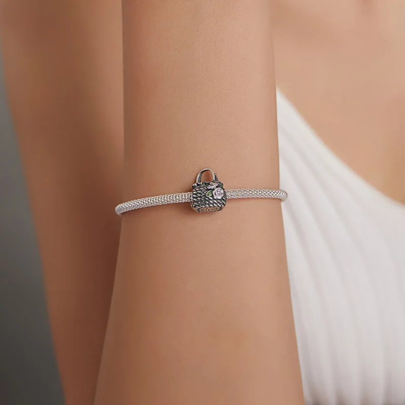 (kép) PANDORA típusú Retro táskák Charm - SCC1902 - Megtekintés 5