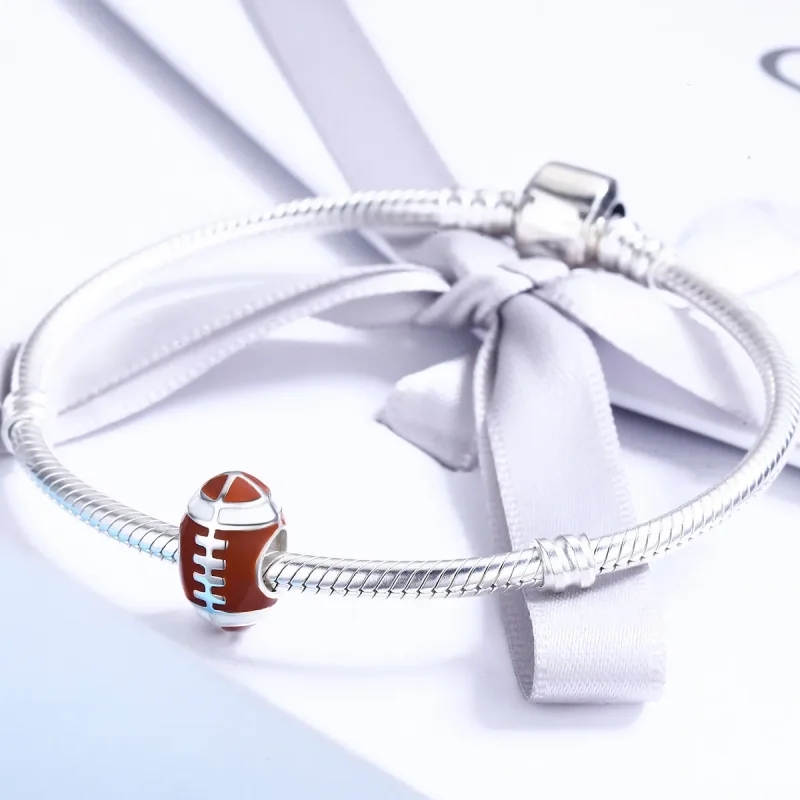 (kép) PANDORA típusú rögbilabda charm - SCC442 - Megtekintés 4