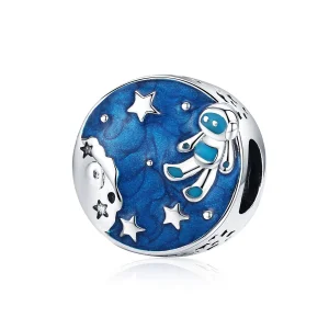 (kép) PANDORA típusú űrhajós charm - SCC1148