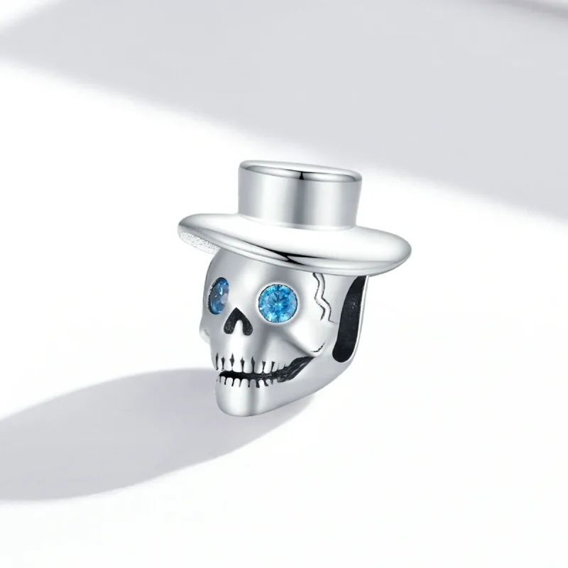 (kép) PANDORA típusú Úriember koponya Charm - BSC525 - Megtekintés 2