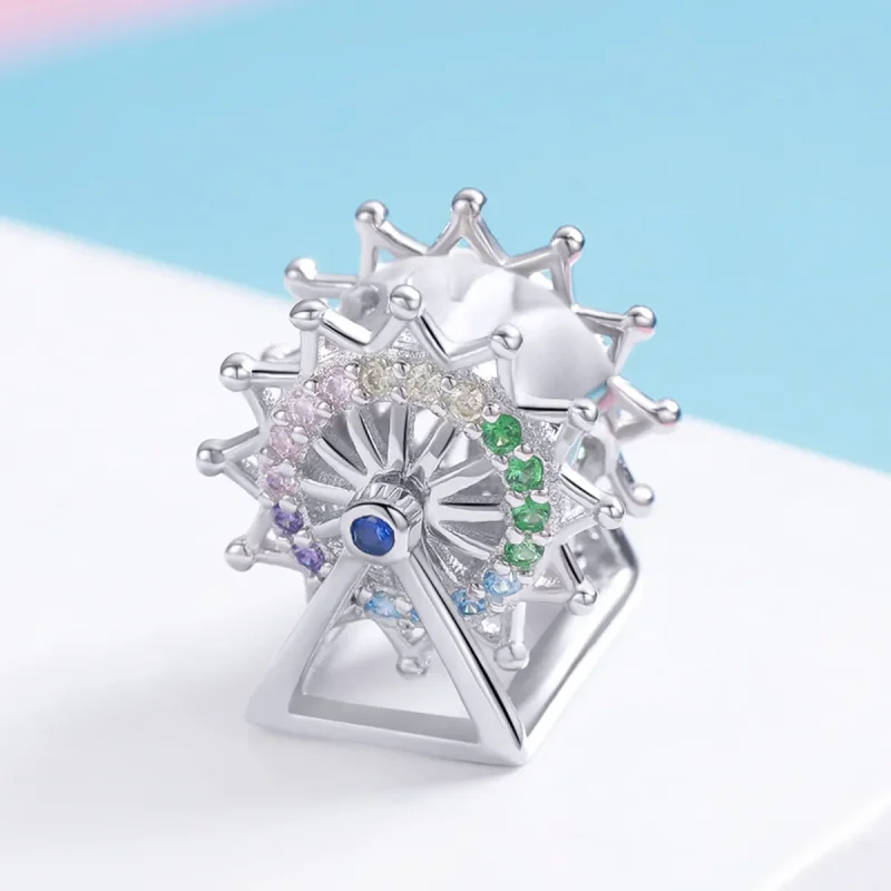 (kép) PANDORA típusú óriáskerék charm - SCC1028 - Megtekintés 2