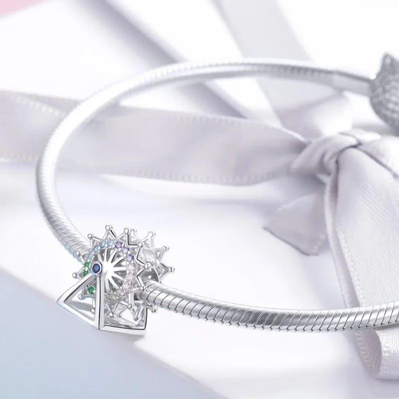 (kép) PANDORA típusú óriáskerék charm - SCC1028 - Megtekintés 3