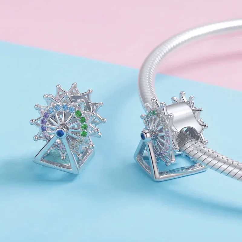 (kép) PANDORA típusú óriáskerék charm - SCC1028 - Megtekintés 4