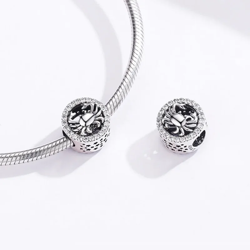(kép) PANDORA típusú rák charm - SCC1213 - Megtekintés 4