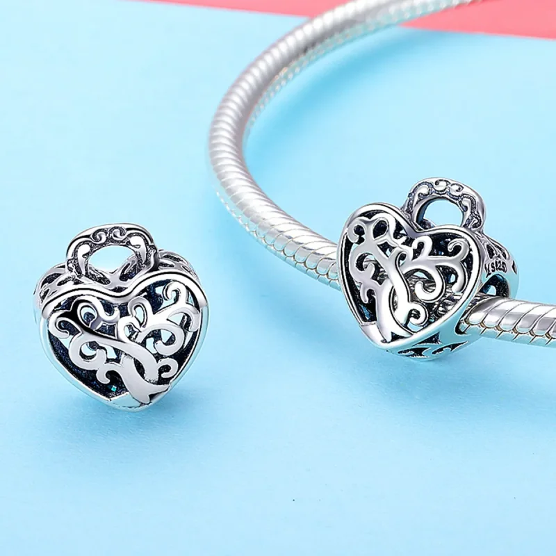(kép) PANDORA típusú Örök zár Charm - SCC726 - Megtekintés 2