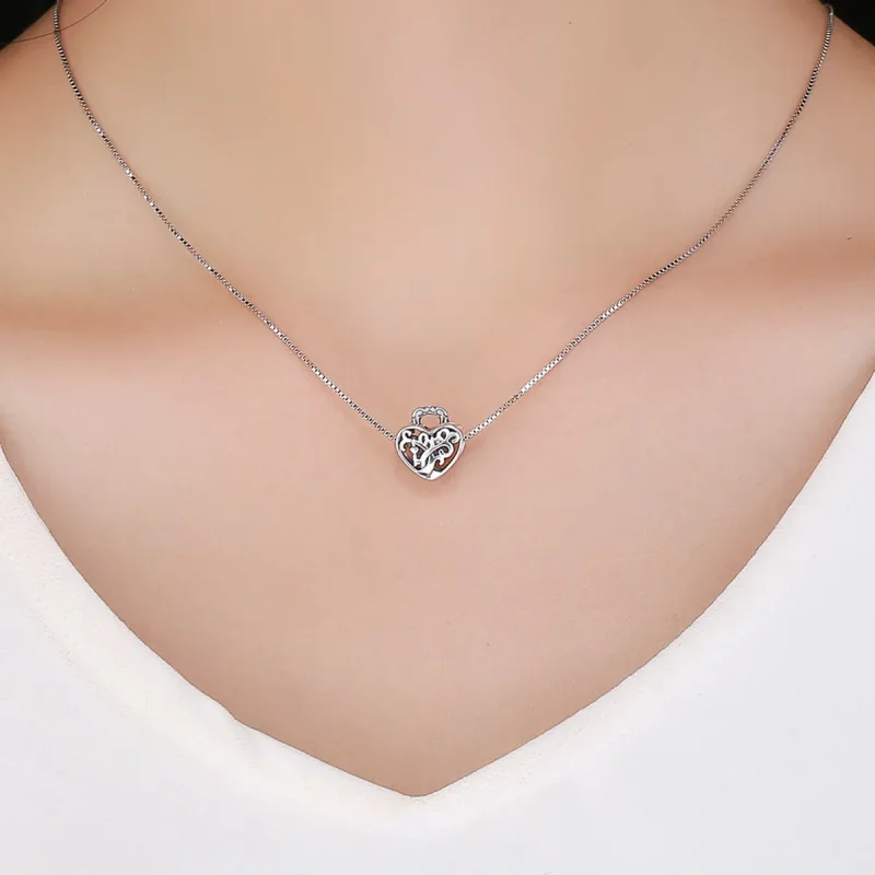 (kép) PANDORA típusú Örök zár Charm - SCC726 - Megtekintés 5