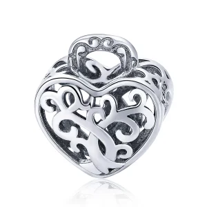 (kép) PANDORA típusú Örök zár Charm - SCC726
