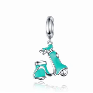 (kép) PANDORA típusú robogó függő charm - SCC1201