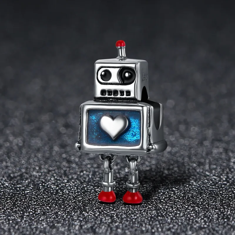 (kép) PANDORA típusú robot charm - SCC346 - Megtekintés 2