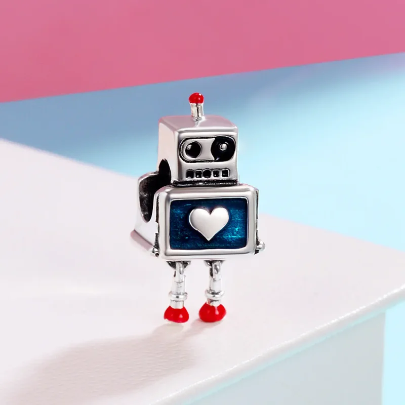 (kép) PANDORA típusú robot charm - SCC346 - Megtekintés 3