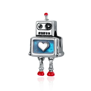 (kép) PANDORA típusú robot charm - SCC346
