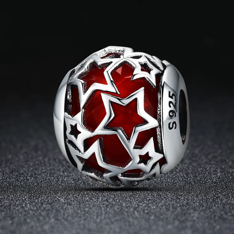 (kép) PANDORA típusú romantikus csillagok charm - SCC509 - Megtekintés 2