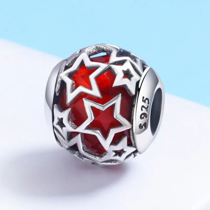 (kép) PANDORA típusú romantikus csillagok charm - SCC509 - Megtekintés 3