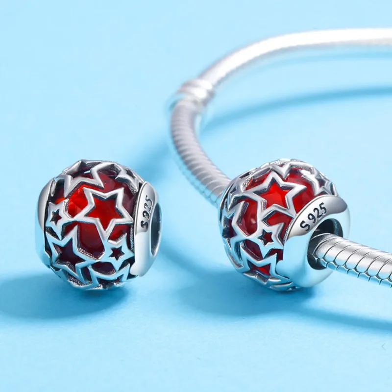 (kép) PANDORA típusú romantikus csillagok charm - SCC509 - Megtekintés 5