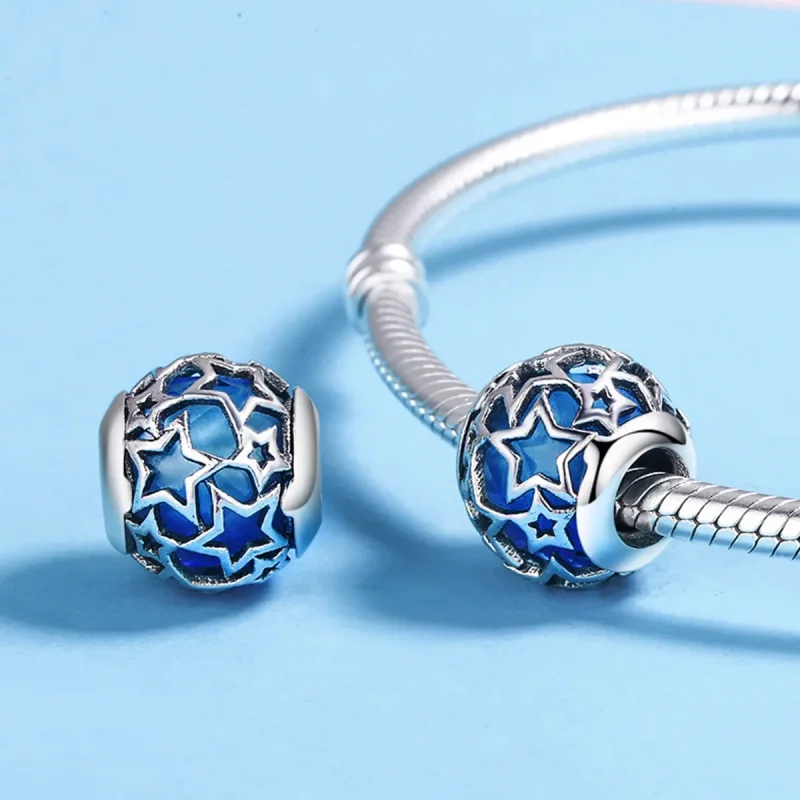 (kép) PANDORA típusú romantikus csillagok charm - SCC511 - Megtekintés 5
