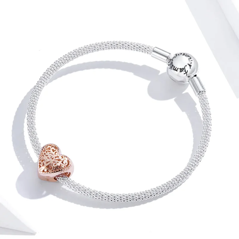 (kép) PANDORA típusú rózsa családfa charm - BSC215 - Megtekintés 2