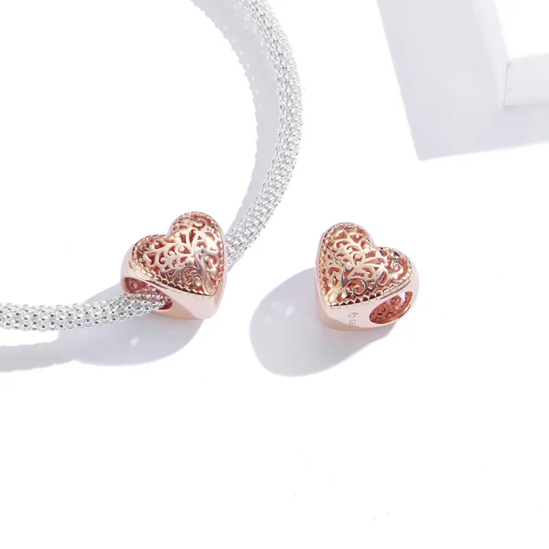 (kép) PANDORA típusú rózsa családfa charm - BSC215 - Megtekintés 3