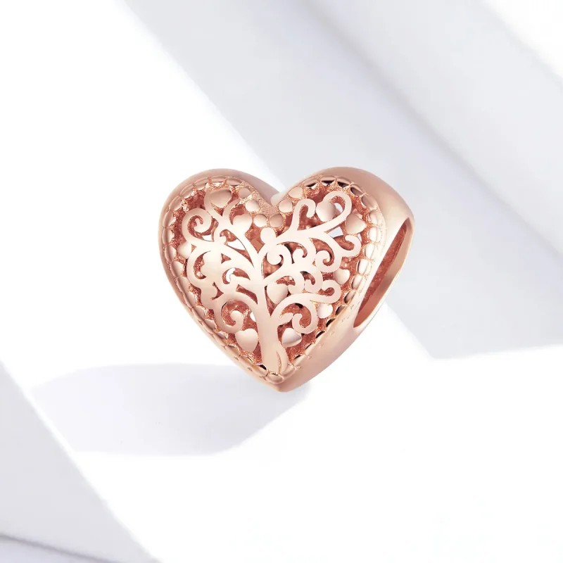 (kép) PANDORA típusú rózsa családfa charm - BSC215 - Megtekintés 4