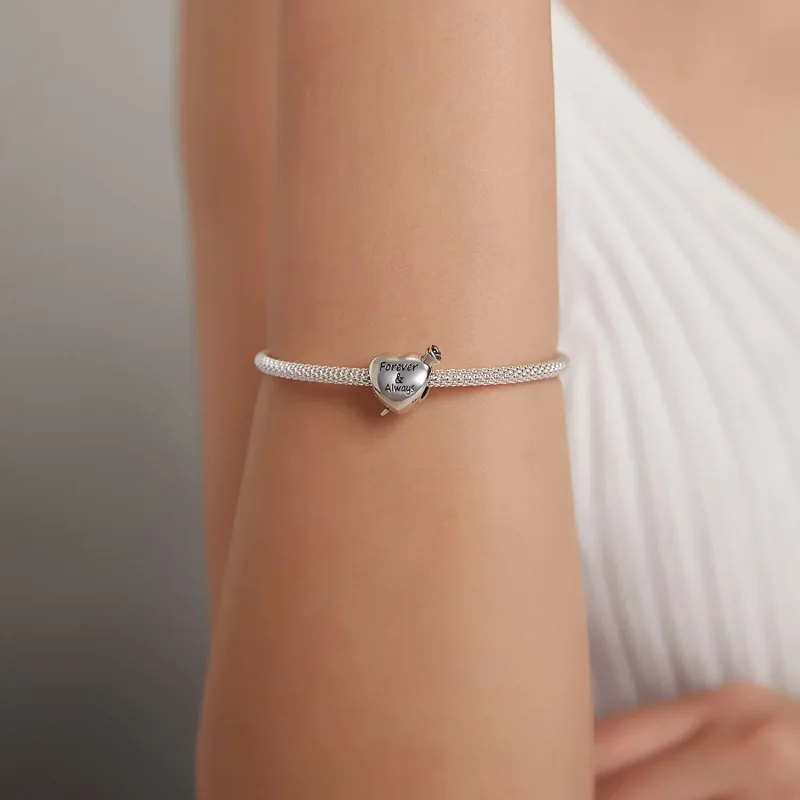 (kép) PANDORA típusú Rózsa szerelem Charm - BSC480 - Megtekintés 5