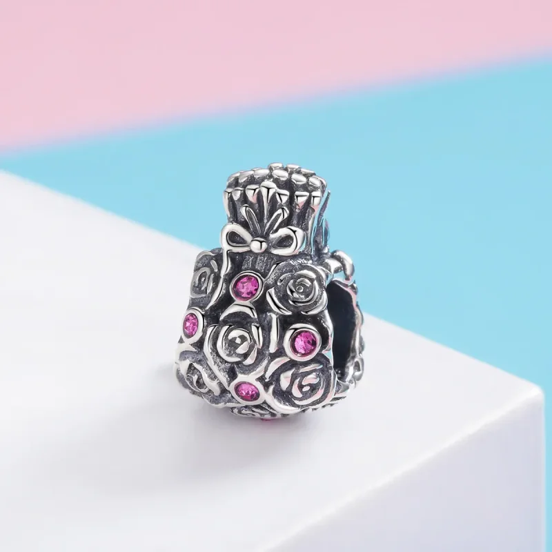 (kép) PANDORA típusú Rózsa táska Charm - SCC962 - Megtekintés 2
