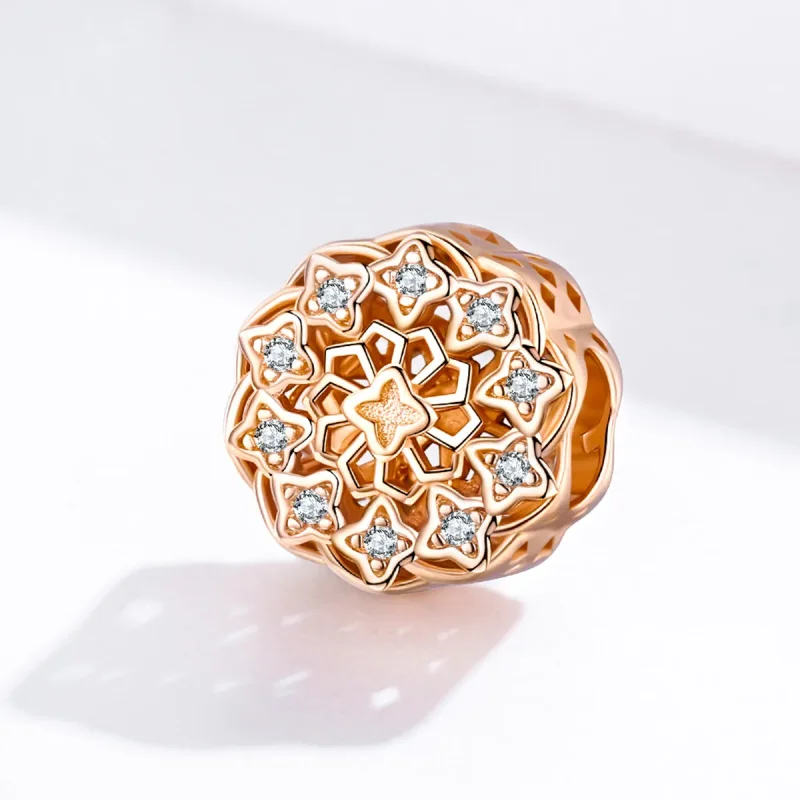(kép) PANDORA típusú rózsaablak charm - SCC1279 - Megtekintés 2