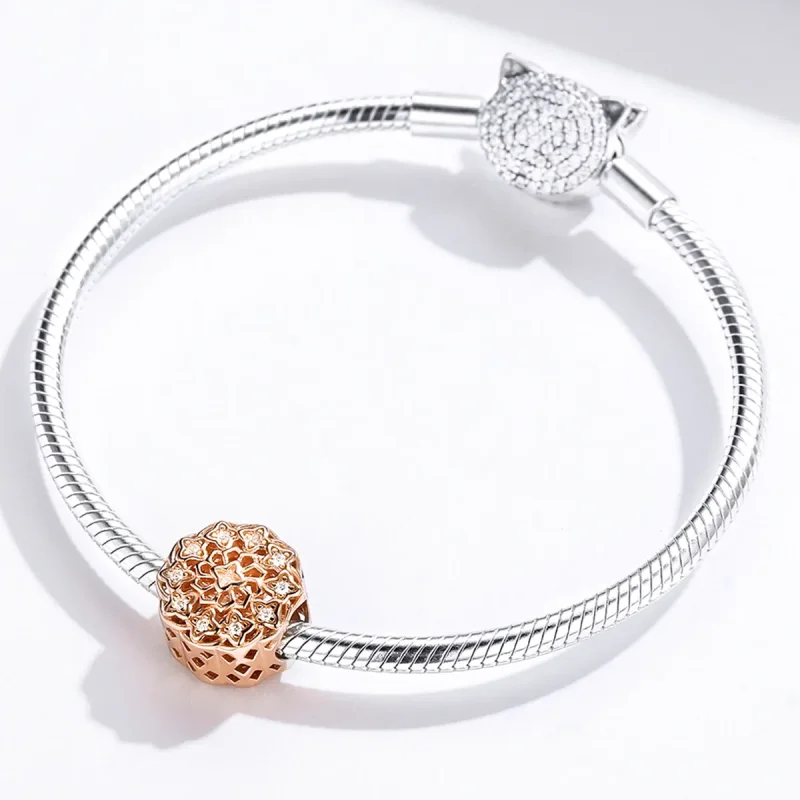 (kép) PANDORA típusú rózsaablak charm - SCC1279 - Megtekintés 3