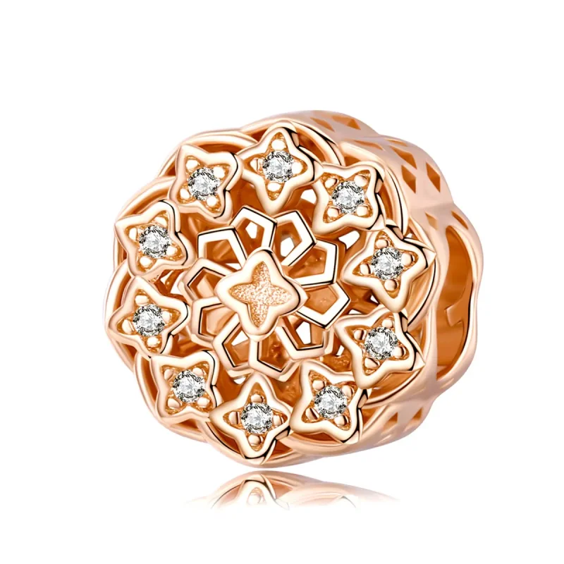 (kép) PANDORA típusú rózsaablak charm - SCC1279