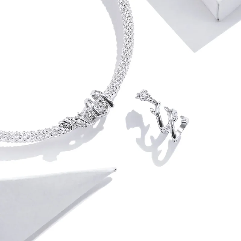 (kép) PANDORA típusú rózsaszőlő charm - BSC310 - Megtekintés 4