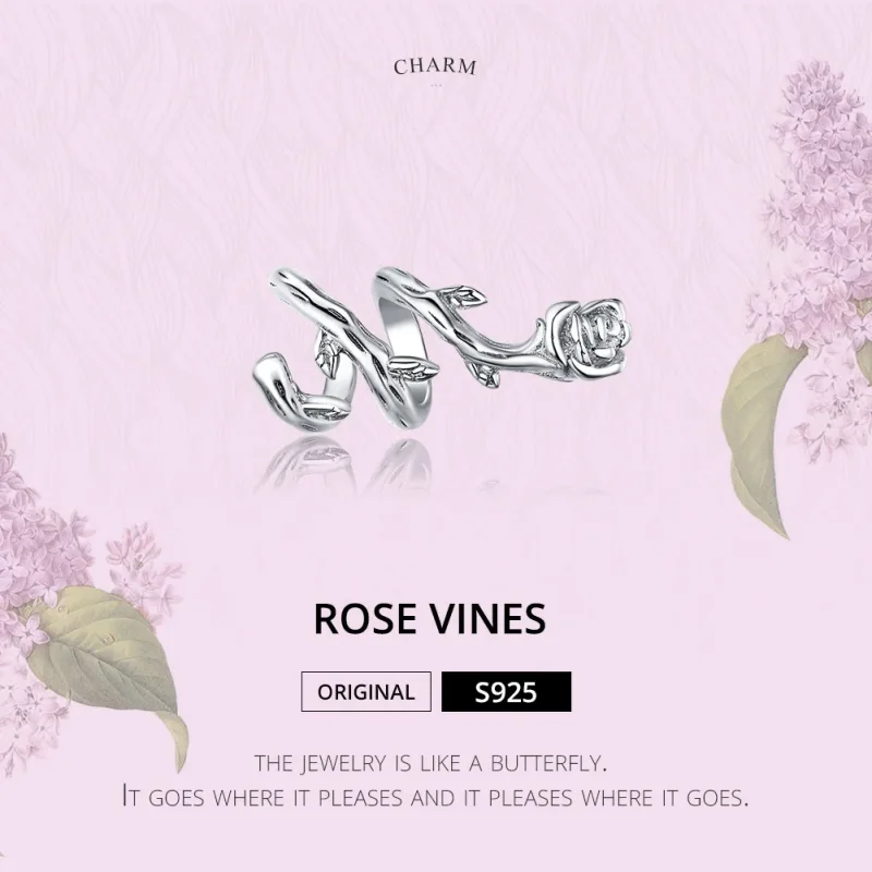 (kép) PANDORA típusú rózsaszőlő charm - BSC310 - Megtekintés 6