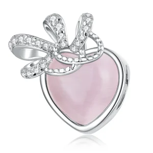 PANDORA típusú Rózsaszín szív Charm - SCC2261 (kép) PANDORA típusú Rózsaszín szív Charm - SCC2261