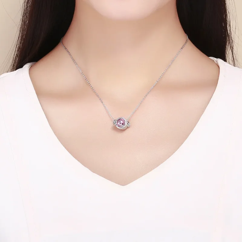 (kép) PANDORA típusú rózsaszín íz charm - SCC904 - Megtekintés 5