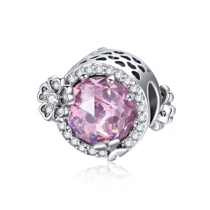 (kép) PANDORA típusú rózsaszín íz charm - SCC904