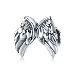 PANDORA típusú őrző-védő szárnyak charm - SCC1091 (kép) PANDORA típusú őrző-védő szárnyak charm - SCC1091
