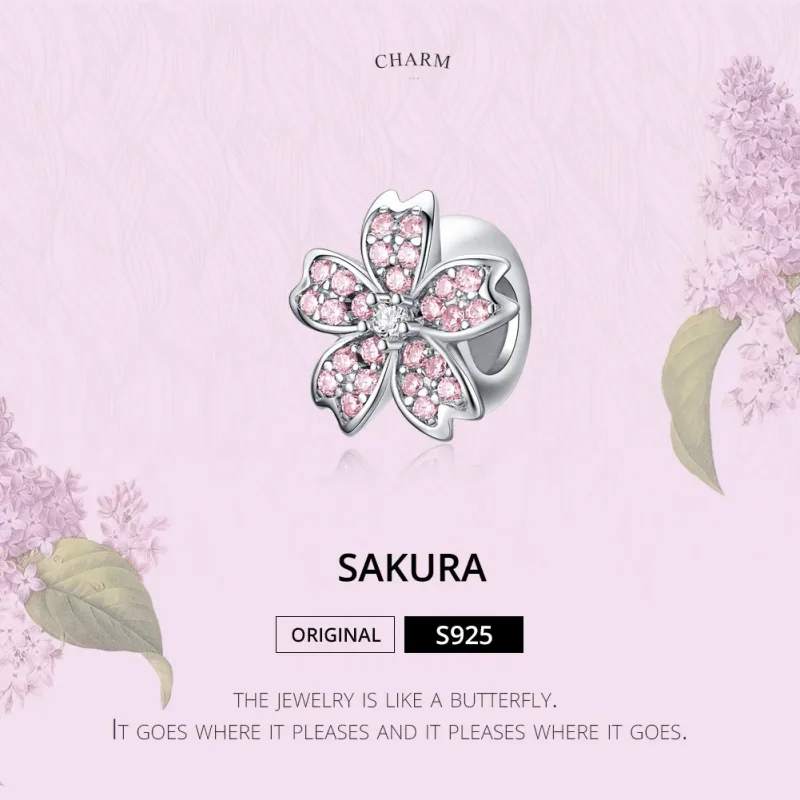 (kép) PANDORA típusú sakura charm - SCC1291 - Megtekintés 2