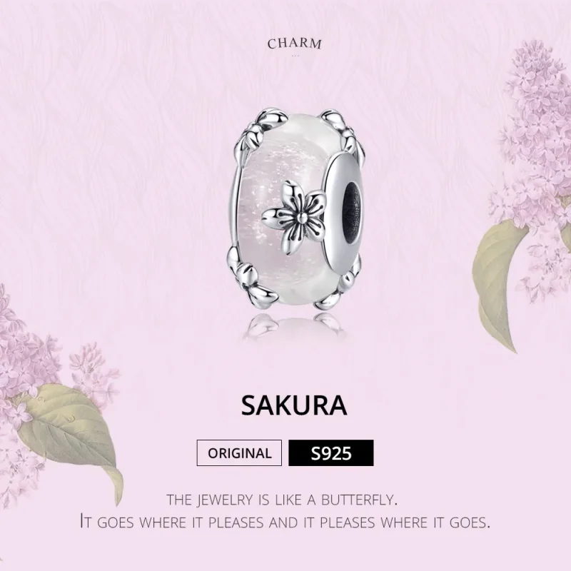 (kép) PANDORA típusú sakura charm - SCC1302 - Megtekintés 2