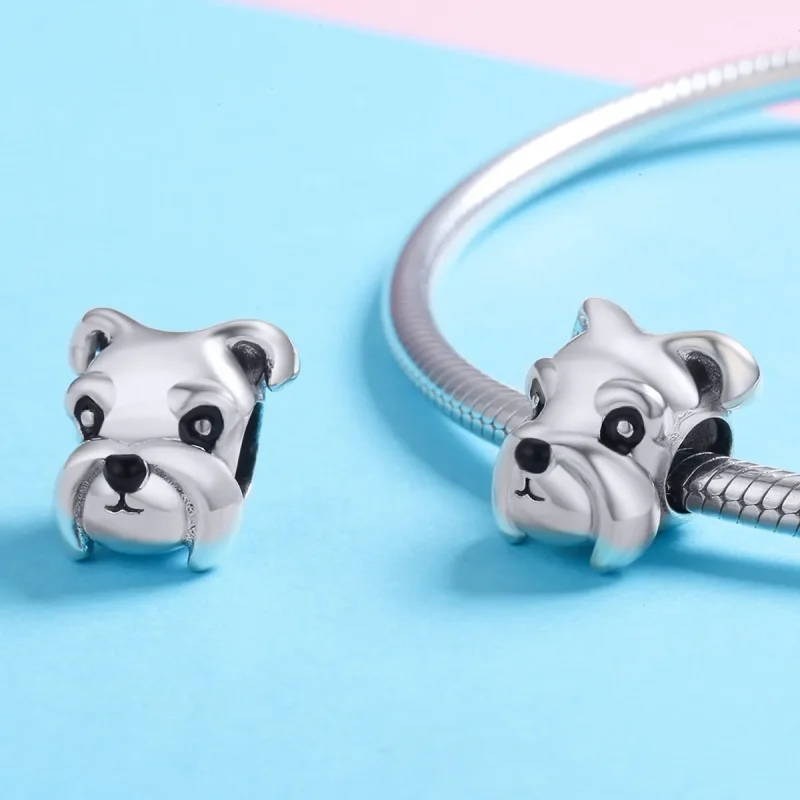 (kép) PANDORA típusú schnauzer charm - SCC835 - Megtekintés 3