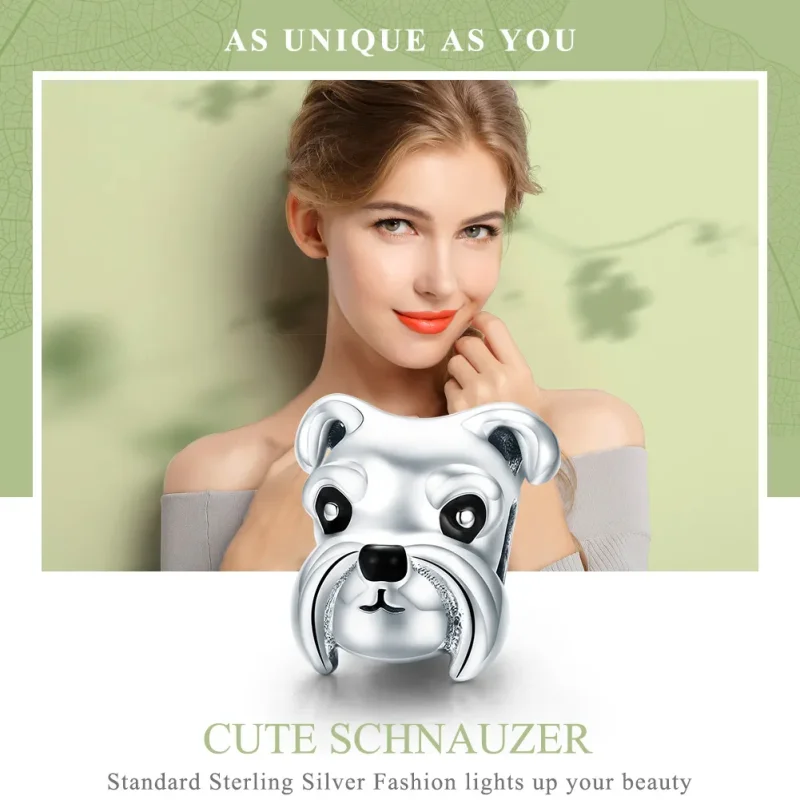 (kép) PANDORA típusú schnauzer charm - SCC835 - Megtekintés 6