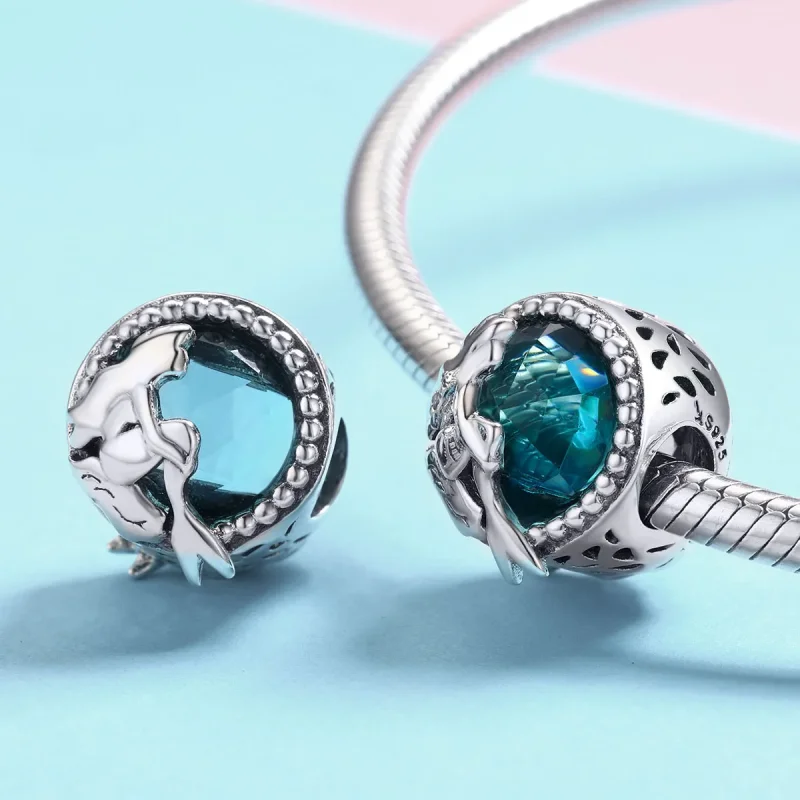 (kép) PANDORA típusú sellő kisasszony charm - SCC894 - Megtekintés 3
