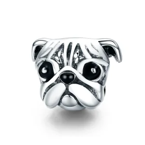 (kép) PANDORA típusú shar-pei kutya charm - SCC834
